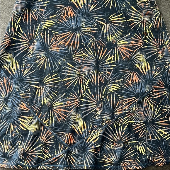 Exofficio Blue midi resort wear A-line skirt size M - Picture 6 of 14